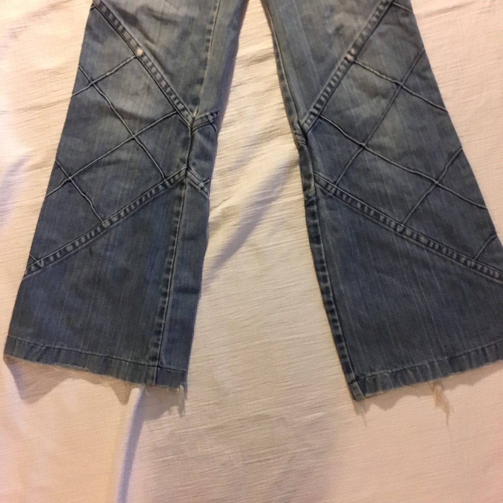 Vintage quilted jeans